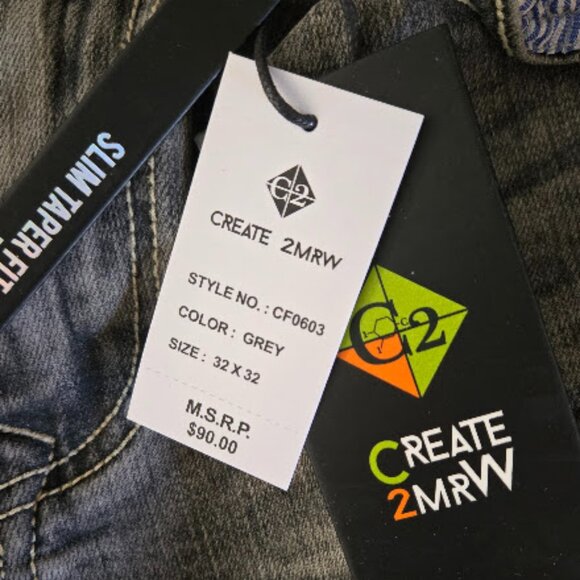 CREATE 2MRW DENIM PANTS WITH PAINT SPLATTER - Picture 8 of 8